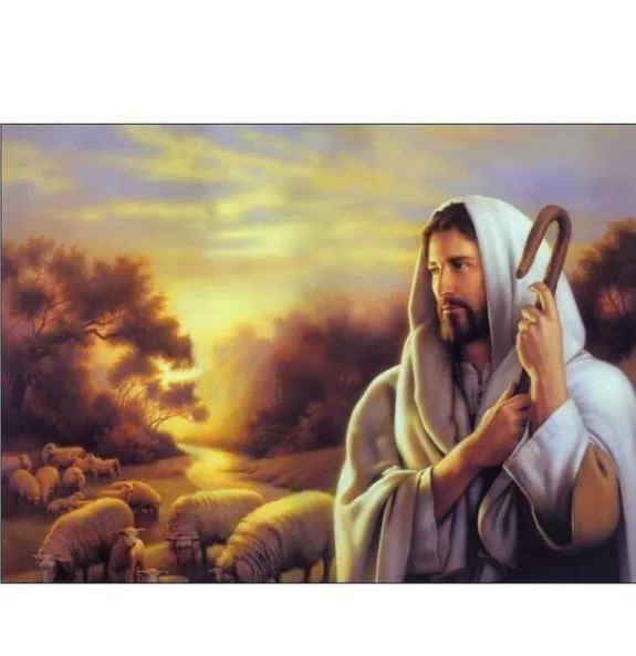 Huaxin Direct Selling Digital Oil Painting Frameless Painting Of God And All Beings