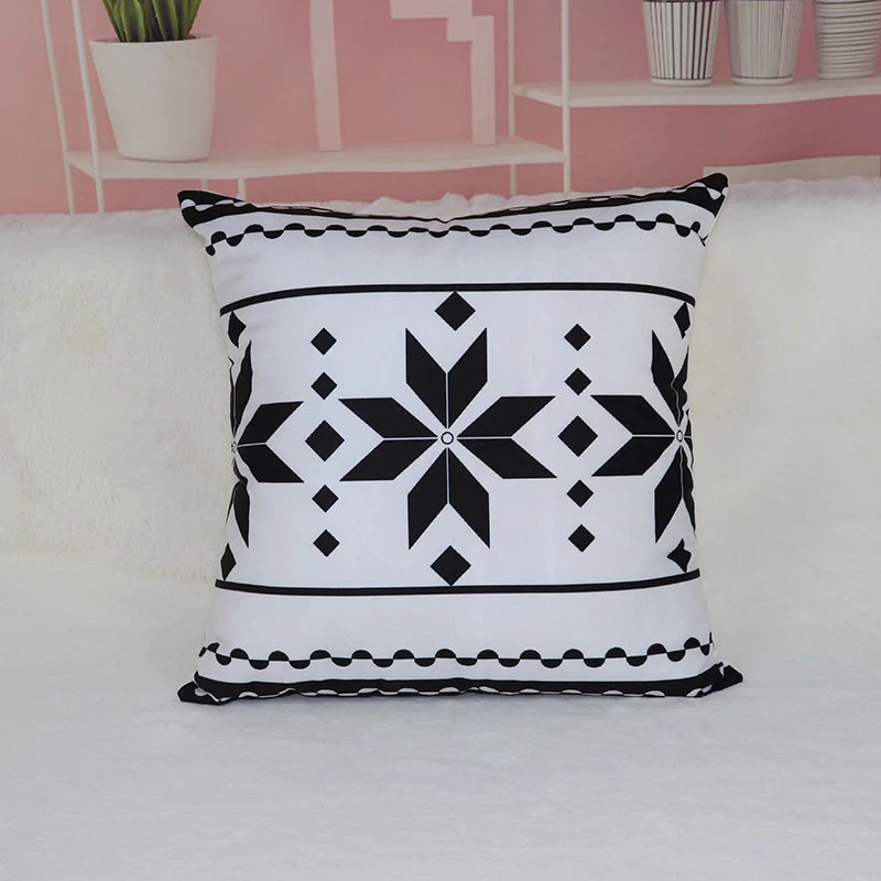 Zinc household products pillow cover single side printing Nordic pillow office car cushion waist pillow wholesale