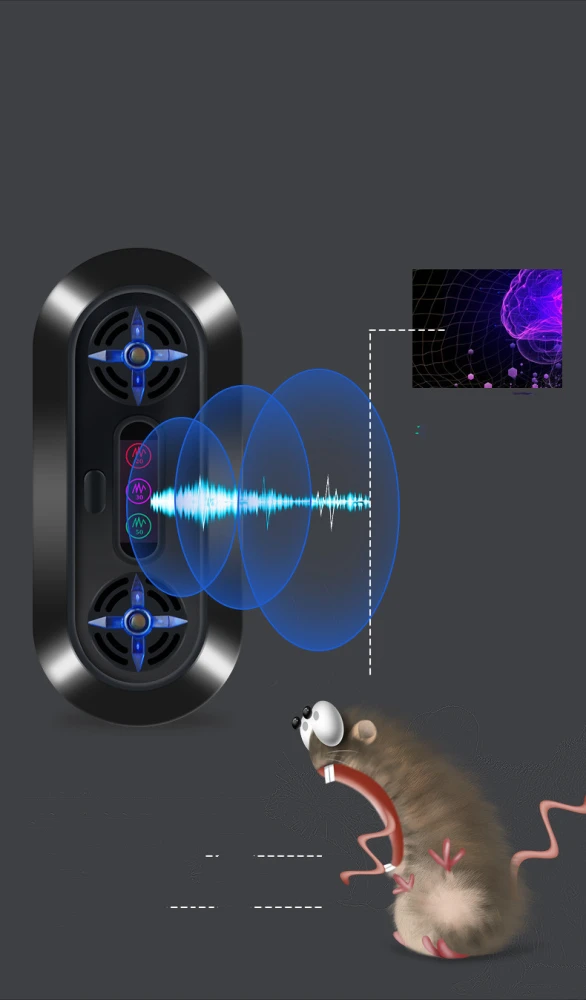 Intelligent Ultrasonic Insect Repellent High-power Household