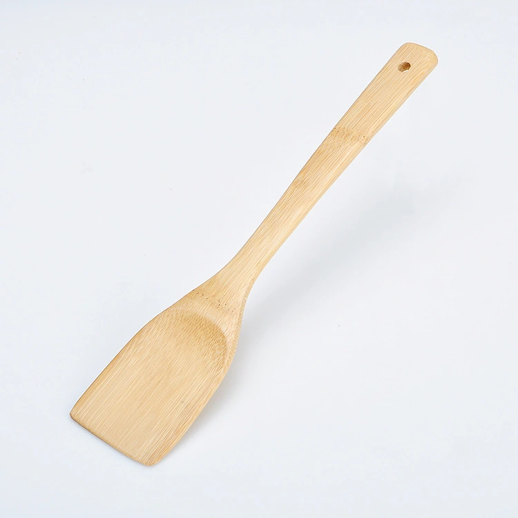 Bamboo Wooden Spoon Square Shovel Smokeless Spatula