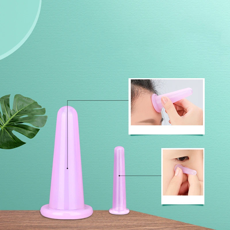 Four-piece Silicone Cupping Set Easy-to-carry Moisture Absorber