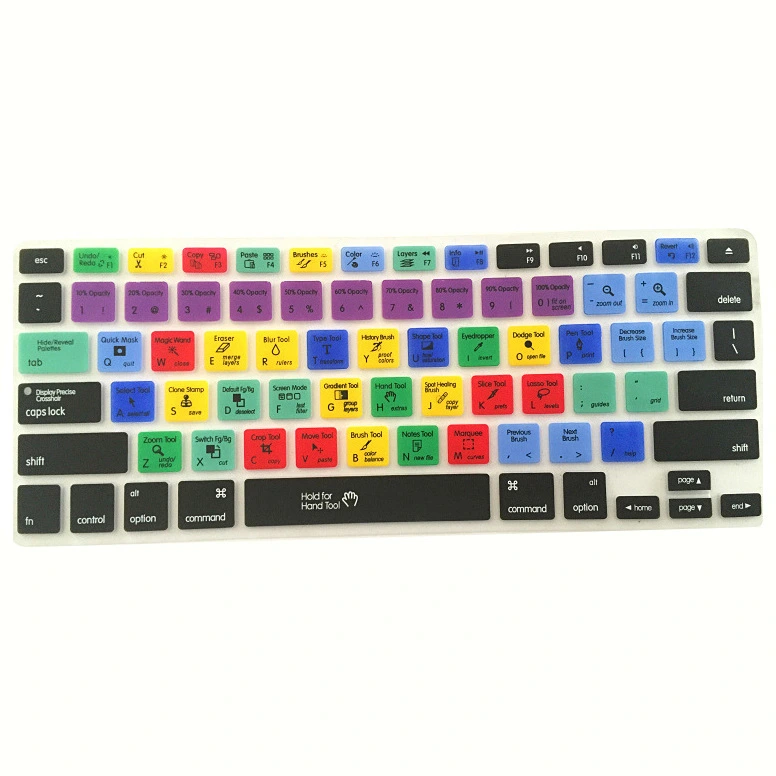 Adobe Photoshop Keyboard Shortcut Design Functional Silicone