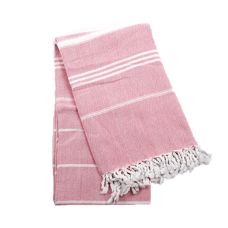 Explosion Style Polyester Cotton Turkish Fringed Beach Towel