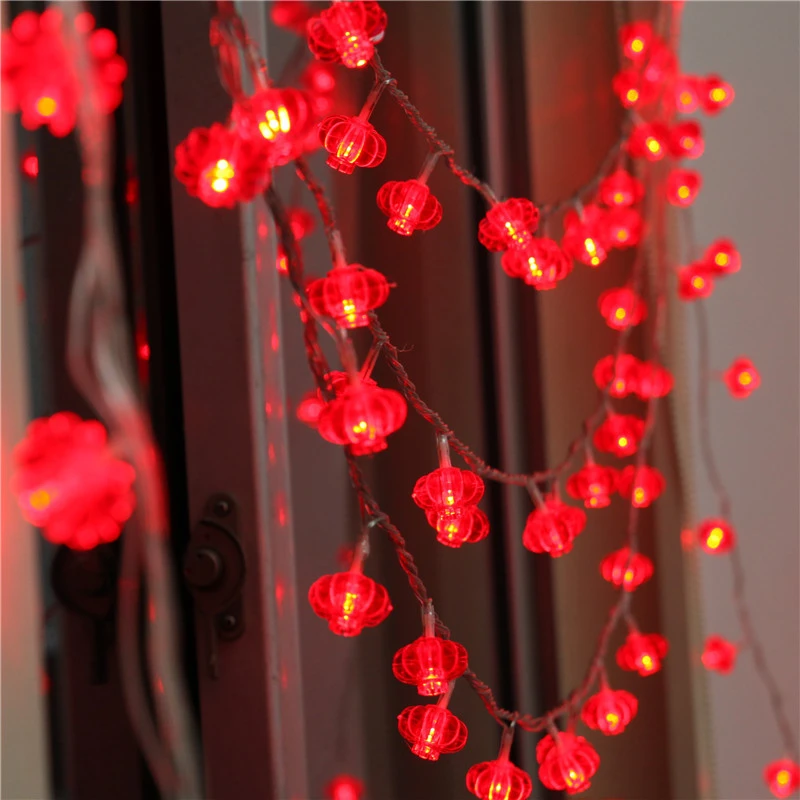 Arrange The Lights USB Red Lantern String