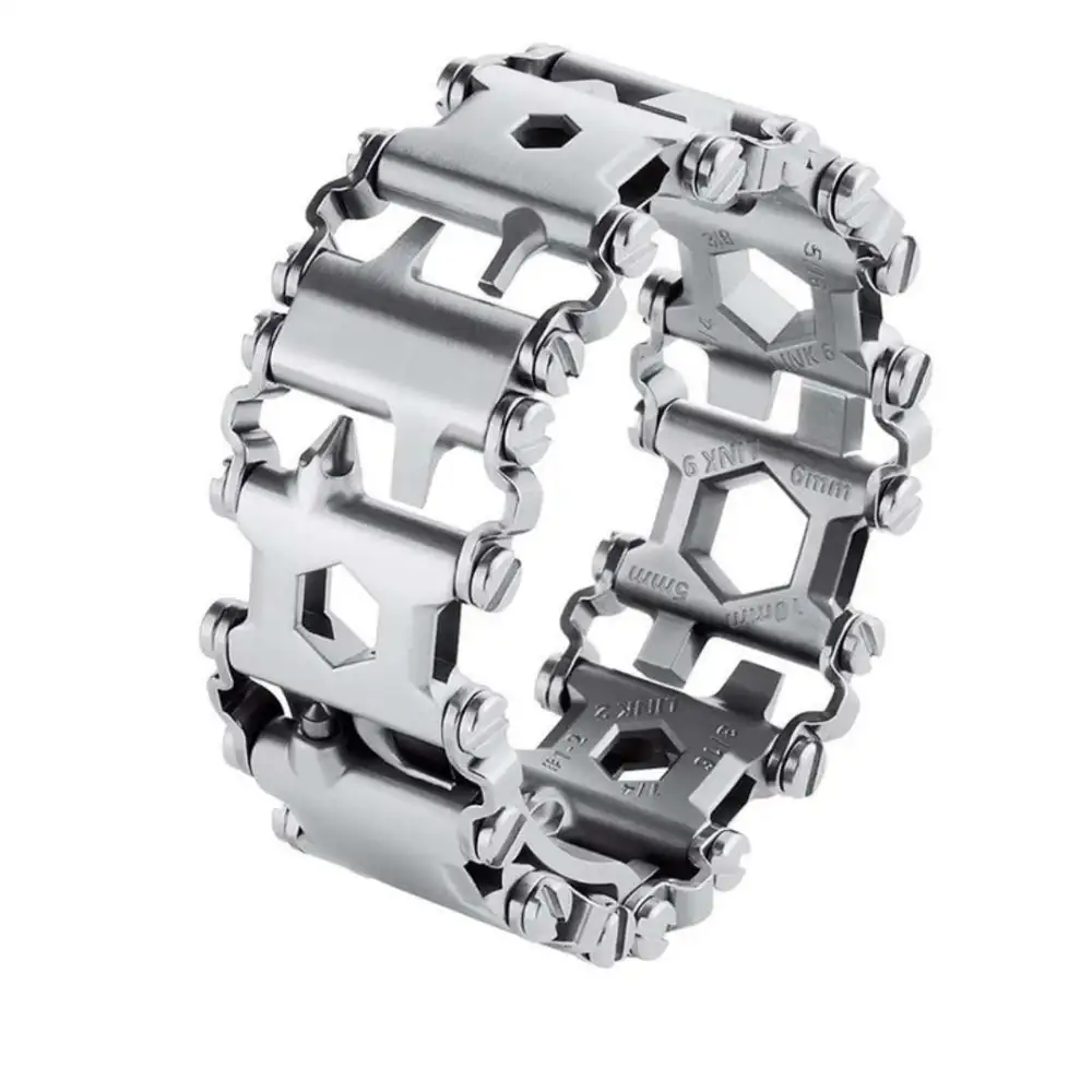 Outdoor Wearable Bracelet Stainless Steel Tool Bracelet