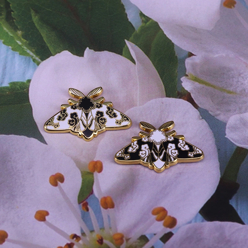 Cloud Moths Enamel Pin Set