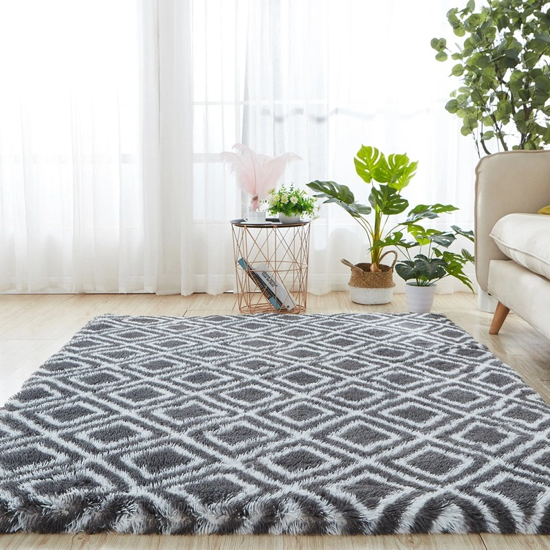 Plush Tie-dye Gradient Color Carpet
