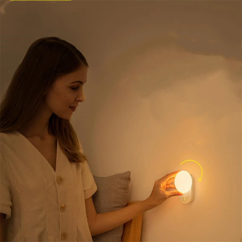 USB Rechargeable Night Light In Bedroom Aisle