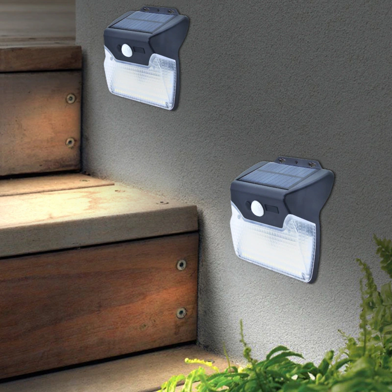 Outdoor Courtyard Solar Sensor Wall Light