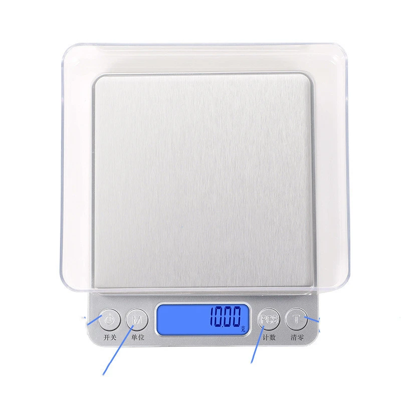 Kitchen Scale Cross-border Baking Electronic Scale High Precision 0.01g Scale Household Stainless Steel Food Scale Coffee Scale Manufacturer