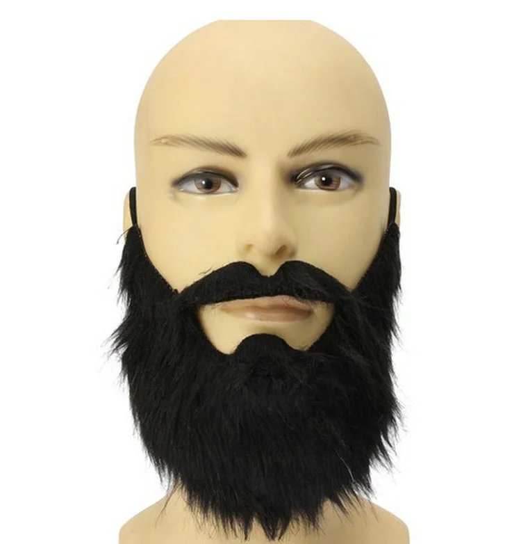Halloween Party Dress Up Props Black Beard
