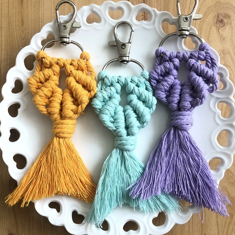 Bohemian Fishtail Hand-Made Woven Keychain Bag Pendant Pendant