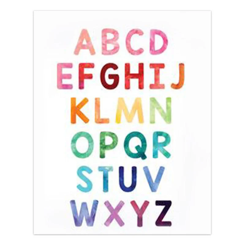 Children's Room Early Education Wall Art Poster 