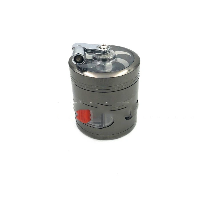 Hand Crank Cigar Grinder Drawer Box Folding Rocker Skylight 4 Layers