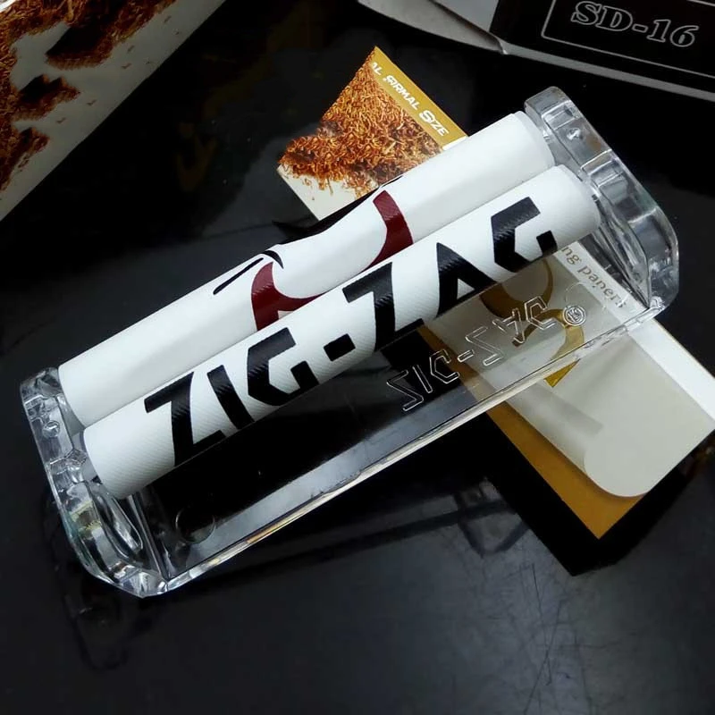 80mm Easy Handroll Cigarette  Rolling Machine Roller Maker Tool Acrylic