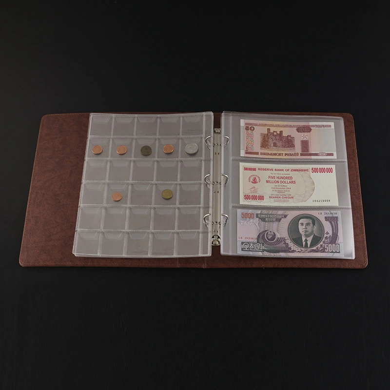 Loose Leaf In Coin Collection Album Stamp Album, Stamp Album, Coin Loose Leaf