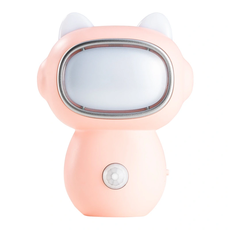 Creative Cute Pet Robot Human Body Induction Usb Charging Bedroom Baby Sleeping Night Light