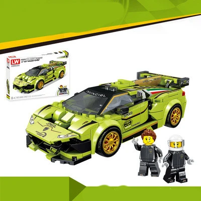 Small Particle Formula Supercar Toy Building Blocks