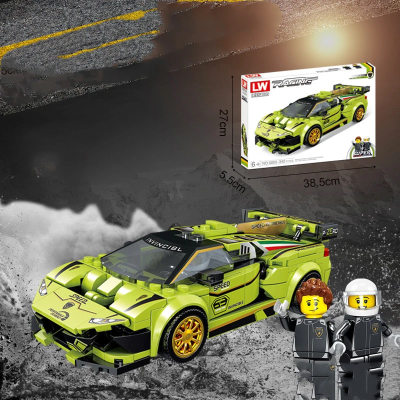 Small Particle Formula Supercar Toy Building Blocks