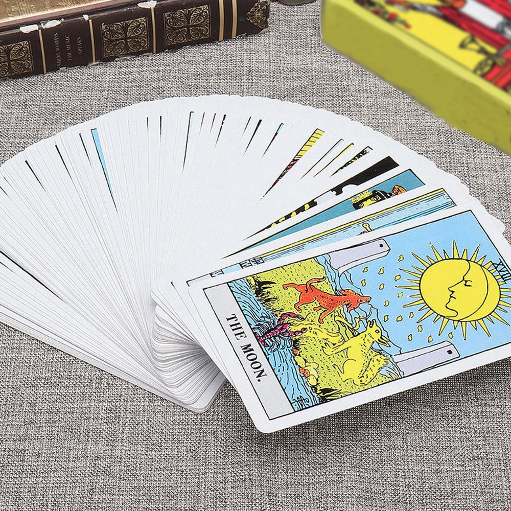 English Tarot Card Novice Divination Puzzle