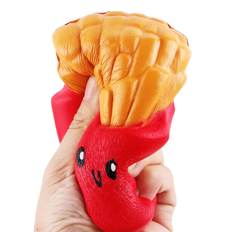 Simulation Fries Puppy Slow Rebound Puzzle PU Toy