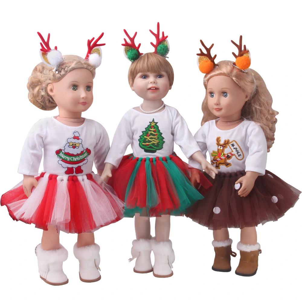 Christmas Veil 18 Inch American Doll Clothes