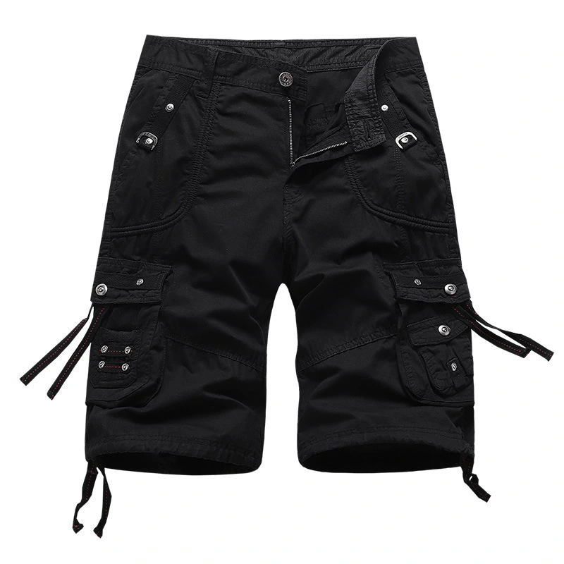 Large Size Loose Overalls Shorts Summer Cross-border Men's Trend Sports Multi-pocket Casual Pants