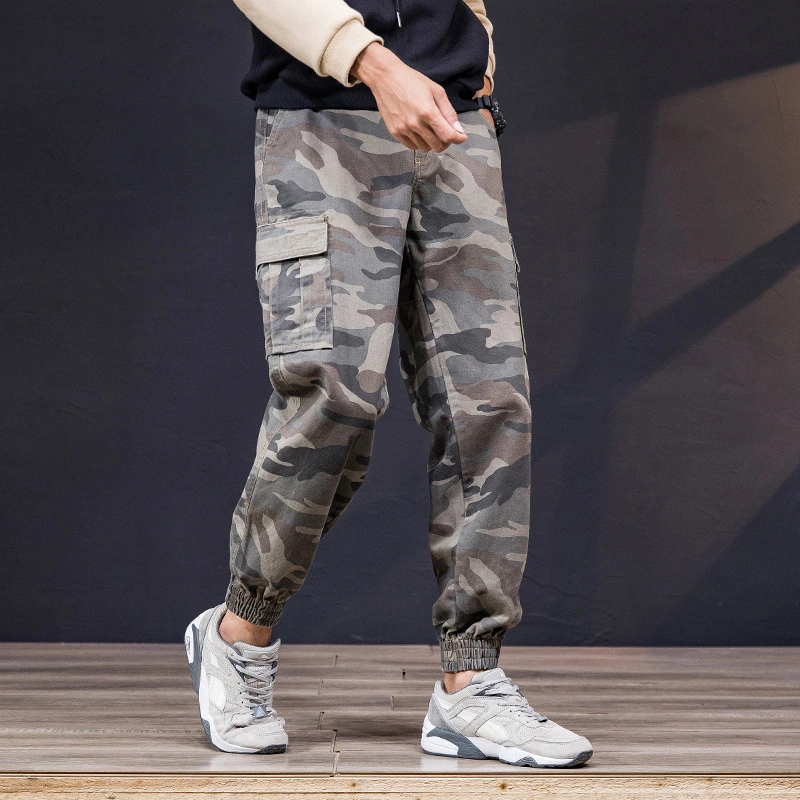 Spring New Camouflage Pants Men's Korean Version Of The Trend Of Footwear