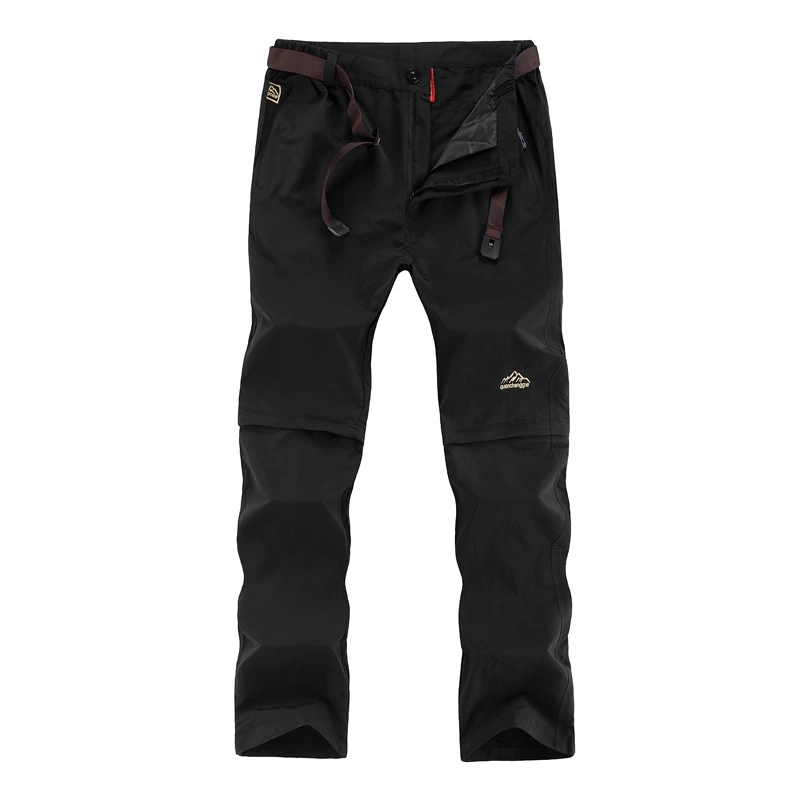 Detachable Long Outdoor Sports Two-Section Pants Thin Breathable Waterproof Casual Pants