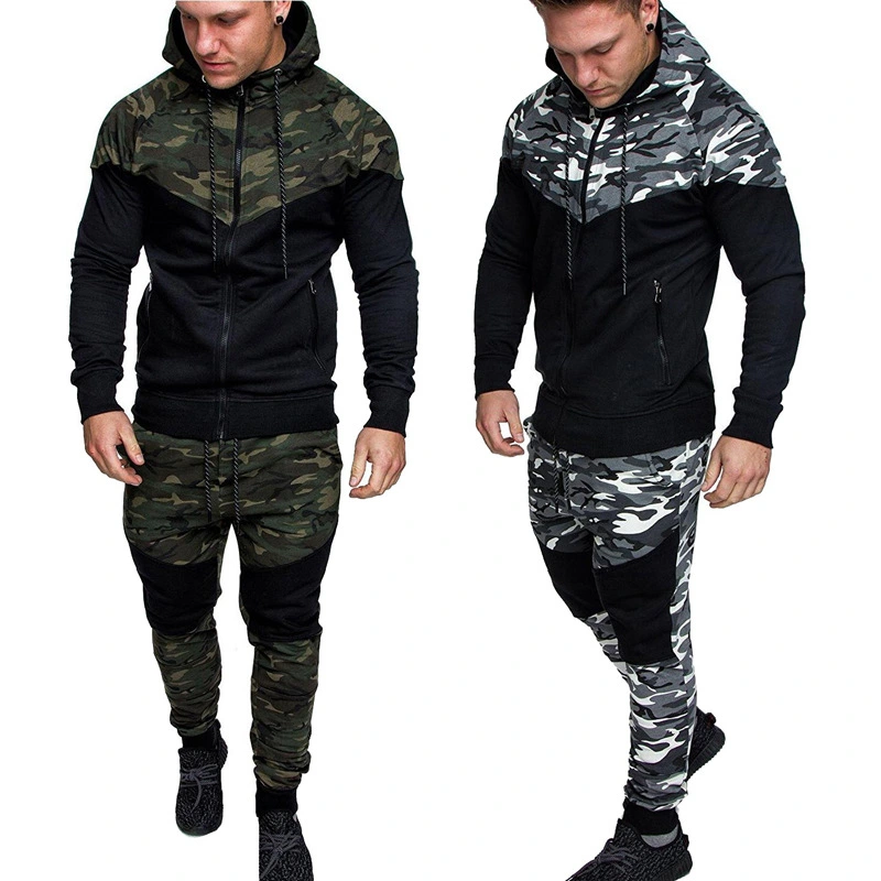 Hooded Sweater Suit Men'S Slim Fashion