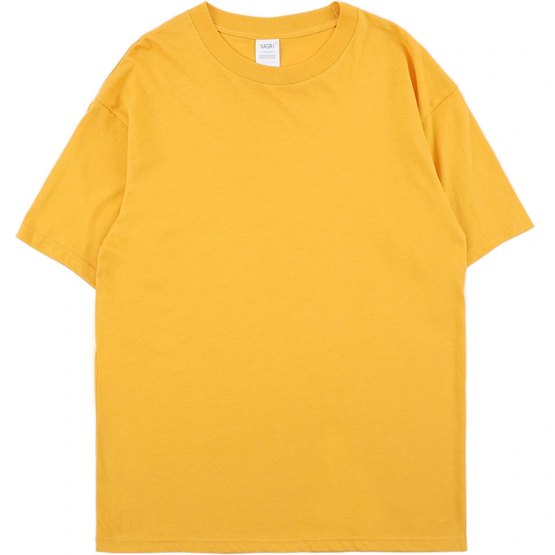 NAGRI-Camiseta Informal De Algodon De Manga Corta Para Hombre Y Mujer, Camisa Basica De Marca A La Moda, Tops Blancos Y Negros De talla Grande, De Verano