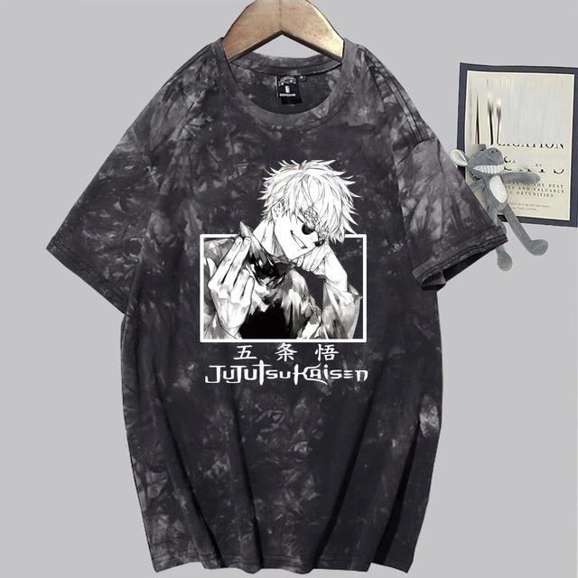 T-shirt Fashion Short Sleeve O-neck Casual Tie Dye
