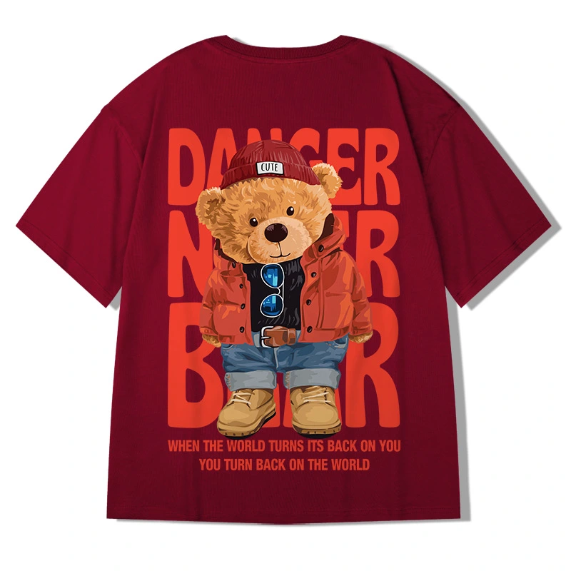 Loose Little Bear Hedging Couple Suit Short Sleeves