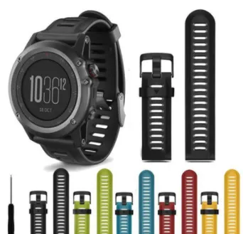 Suitable For Garmin Fenix 3 Hr Fenix 5X Silicone Sports Watch Strap