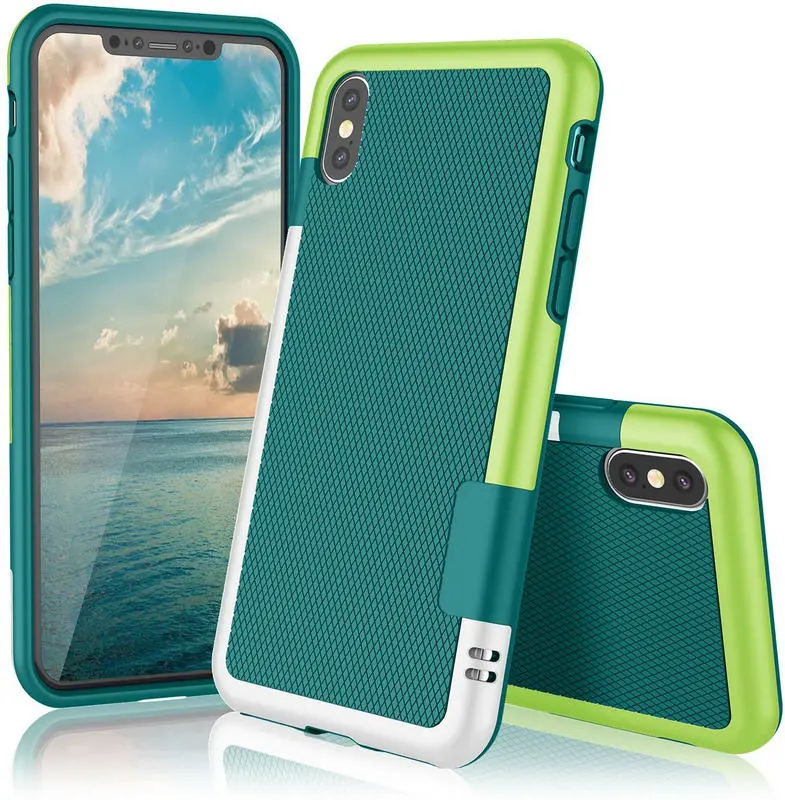 Compatible with Apple , Thick Screen Anti-drop Phone Case Contrast Soft Color