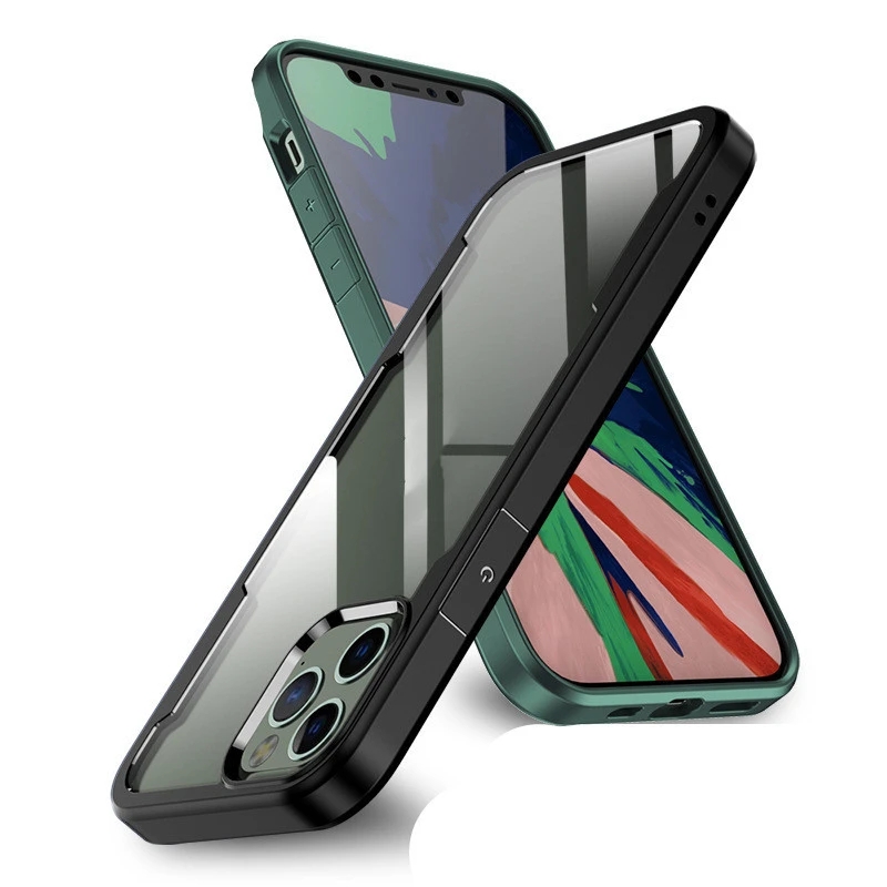 Compatible With , Compatible With , Suitable For 12 Mobile Phone Case Transparent Cover Tablet Iphone12 Pro Mobile  Cover 12Max Anti-Drop Tpu