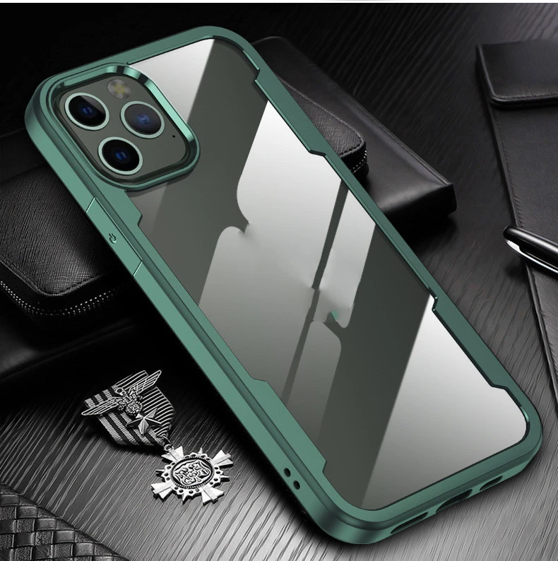 Compatible With , Compatible With , Suitable For 12 Mobile Phone Case Transparent Cover Tablet Iphone12 Pro Mobile  Cover 12Max Anti-Drop Tpu