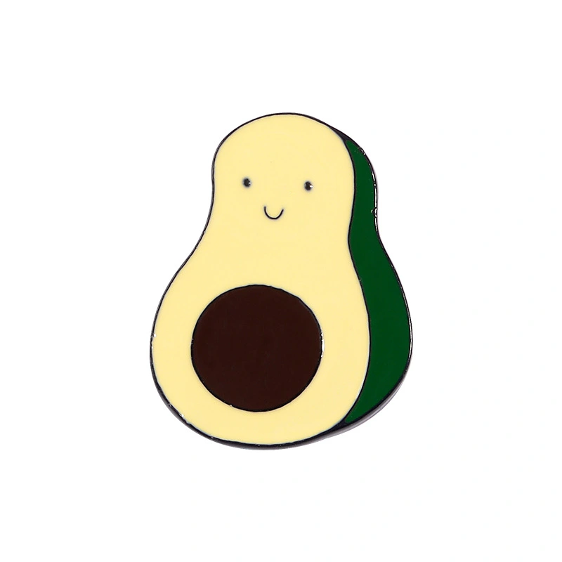 Korean Version Of Cute Cartoon Alloy Brooch, Creative Avocado Love Silly Brooch Pin