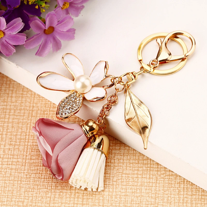 Car Keychain Female Metal Bag Pendant Key