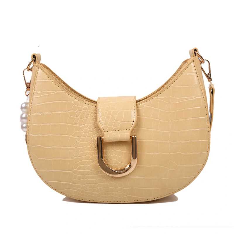 Solid Color New Texture Baguette Bag Underarm Bag