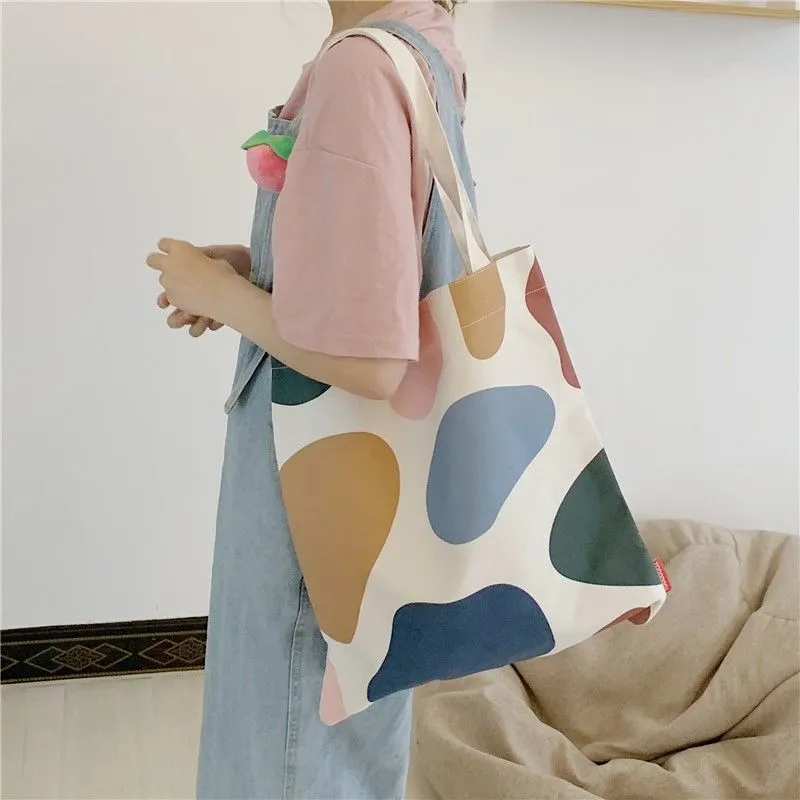 Single Shoulder Canvas Bag Japanese And Korean Art Canvas Bag Wholesale Cotton Bag