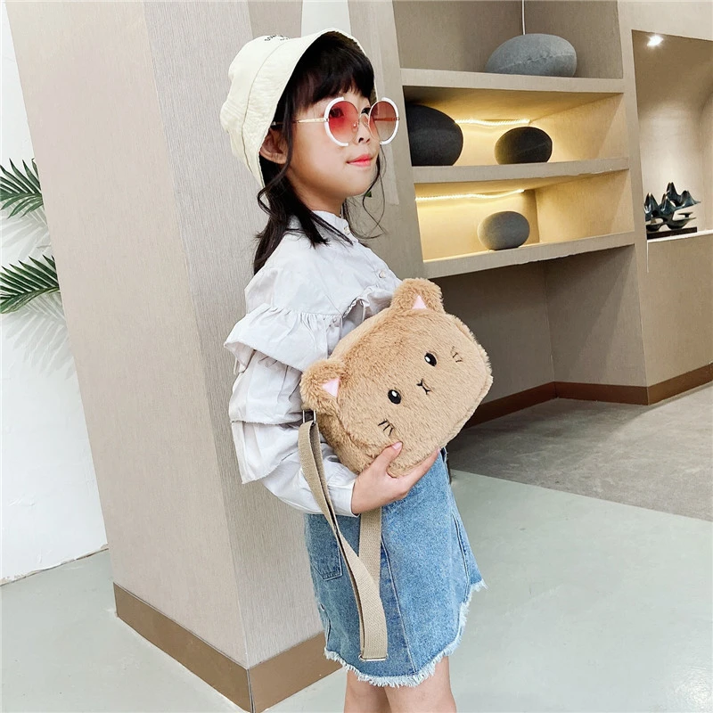Cute Soft Plush Children's Shoulder Bag