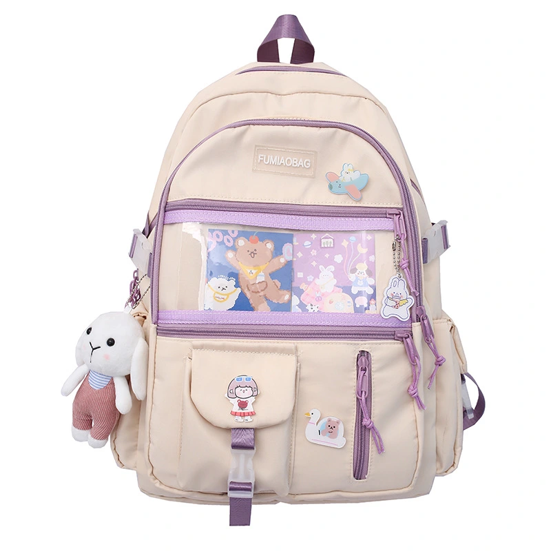Large-capacity College Style Junior High School College Student Schoolbag