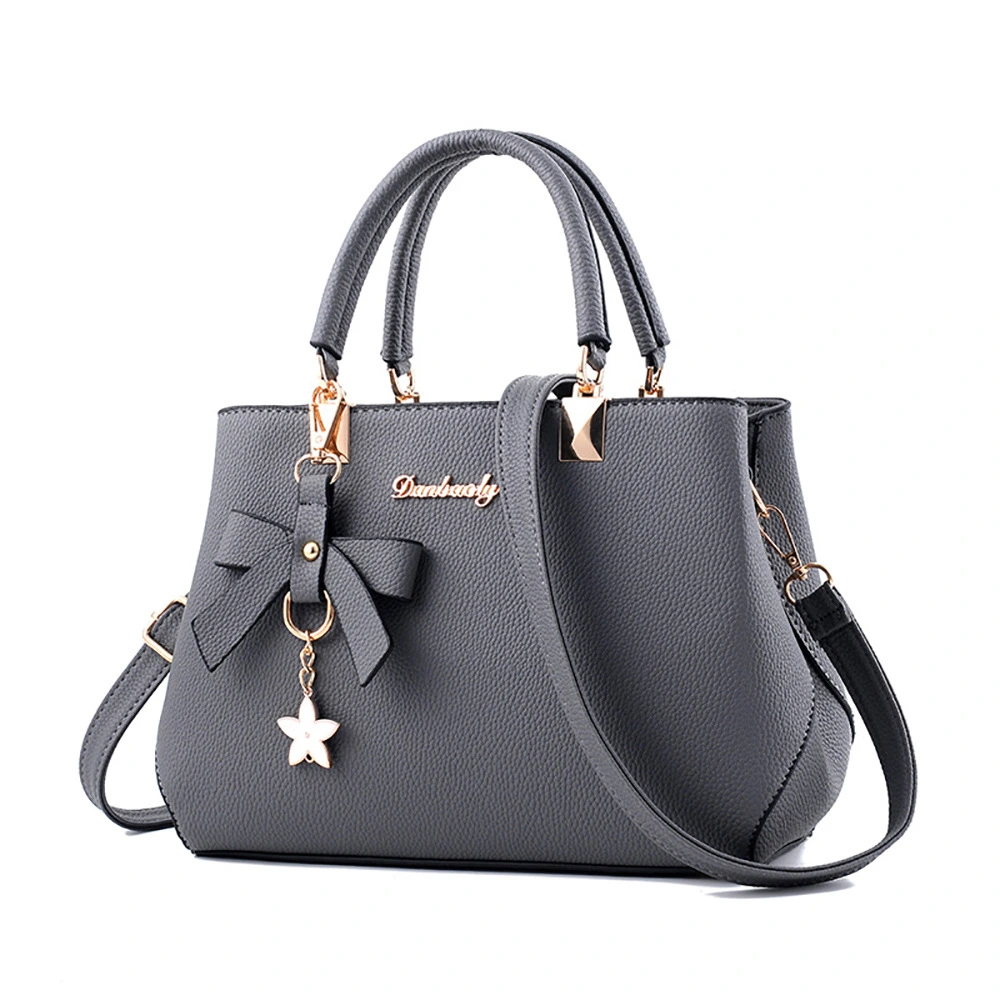 New Style Litchi Pattern One-Shoulder Diagonal Handbag