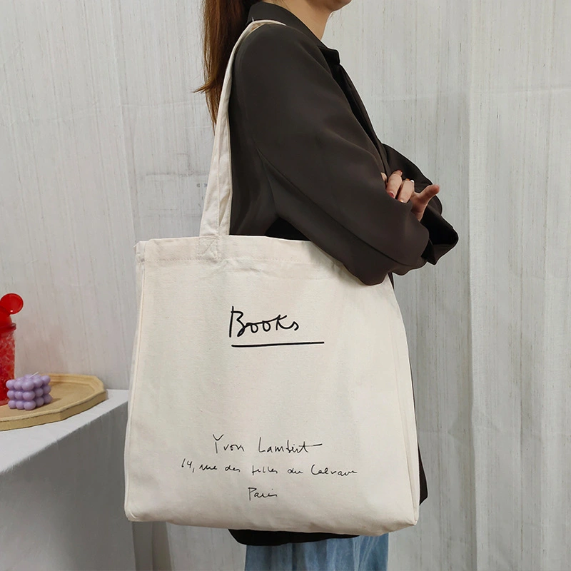 Canvas Bag Simple And Versatile Japanese And Korean One Shoulder Portable Schoolbag