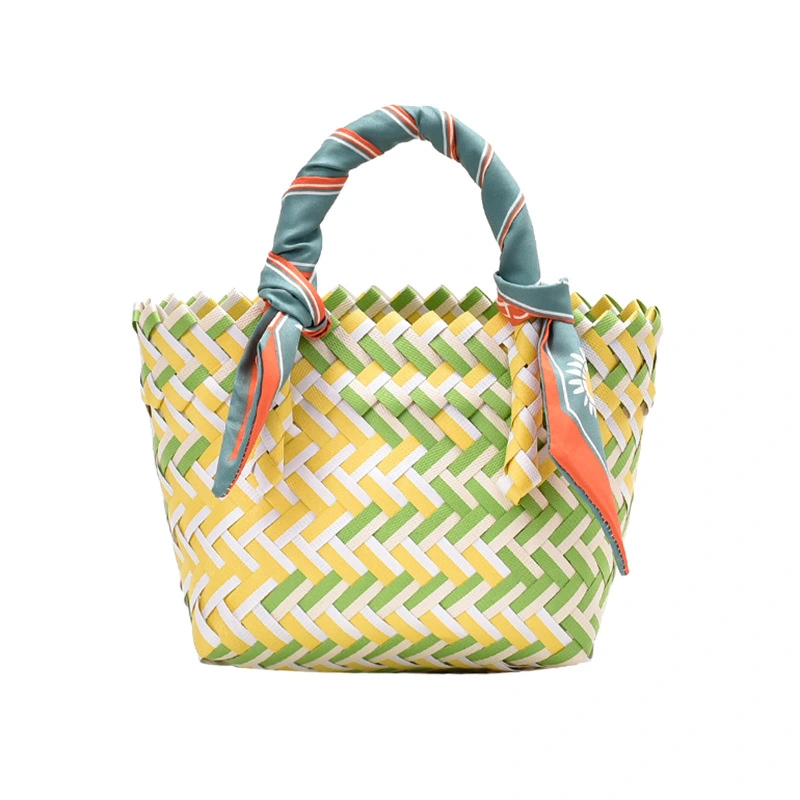 Woven Vegetable Basket Handbags New Trend