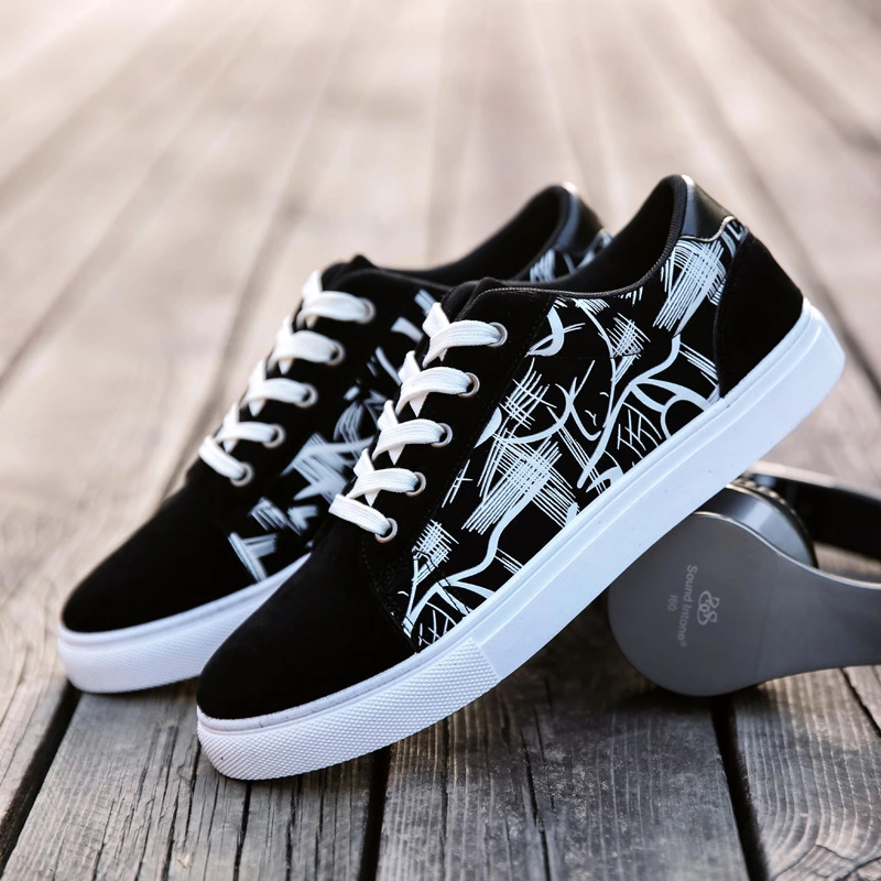  Spring New Korean Fashion Men's Shoes Men's Versatile Youth Student Board Shoes Net Red Sports Casual Shoes