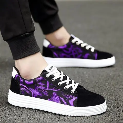 High School Students Trendy Men's Shoes 15 Years Old 13 Older Children 12 Boys Sports Canvas Shoes