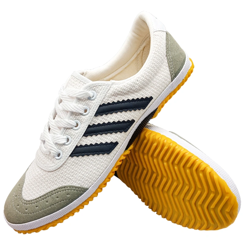Double Star Canvas Sneakers Low Cut Men's Sports Fitness Running Shoes Women's Track And Field Sports Shoes Non-Slip Tendon Soft