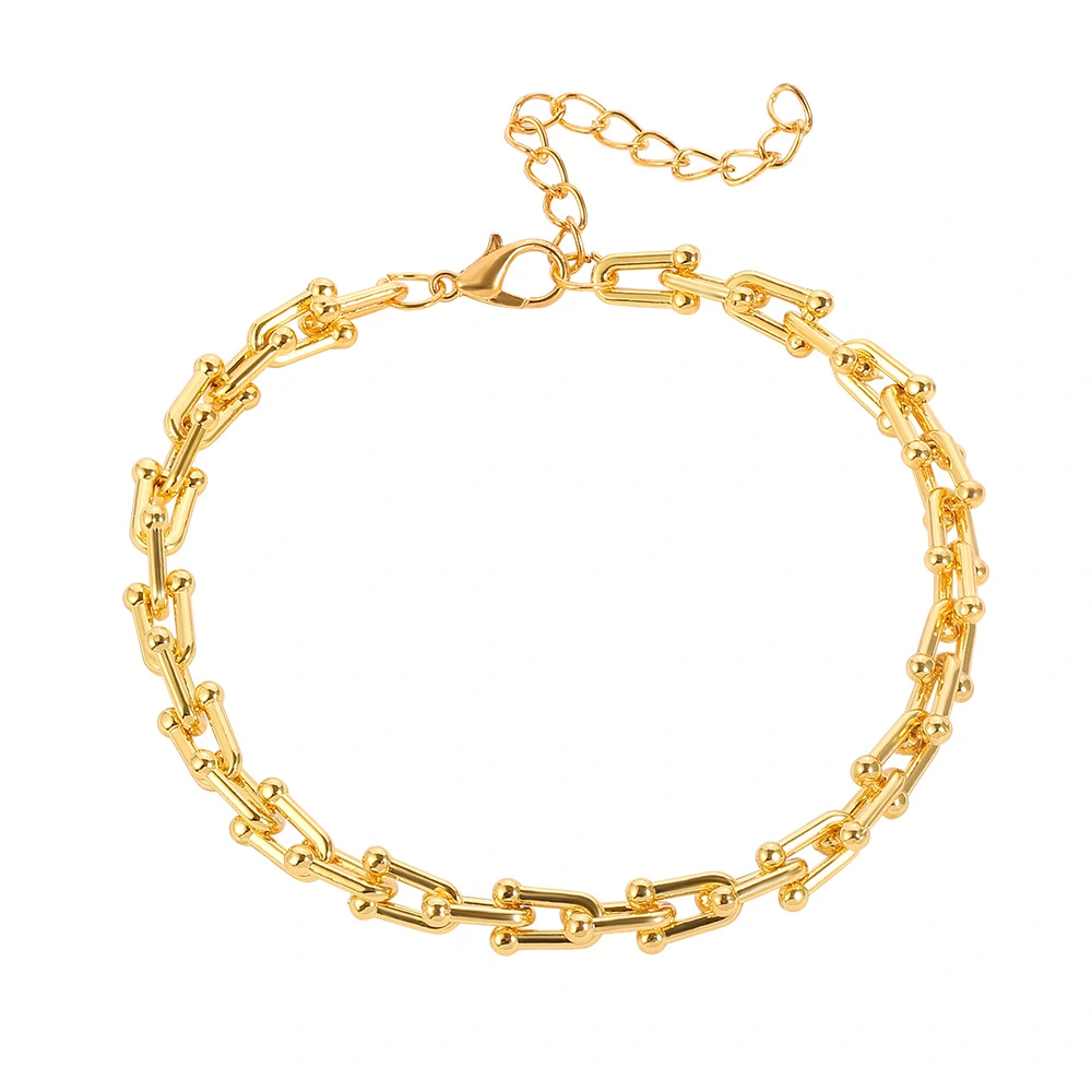 Ken Bean U-shaped Bracelet With Gold Alloy Jewelry